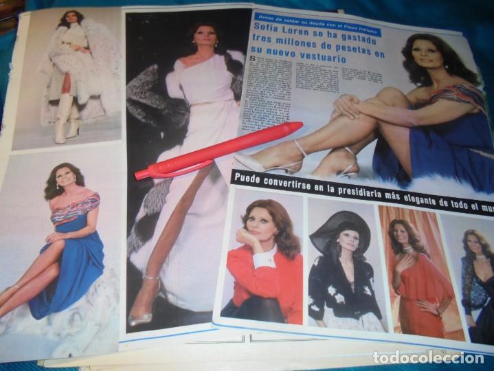 Coleccionismo de Revistas y Peri&oacute;dicos: RECORTE : SOFIA LOREN, NUEVO VESTUARIO . SEMANA, DCMBRE 1980 (#)