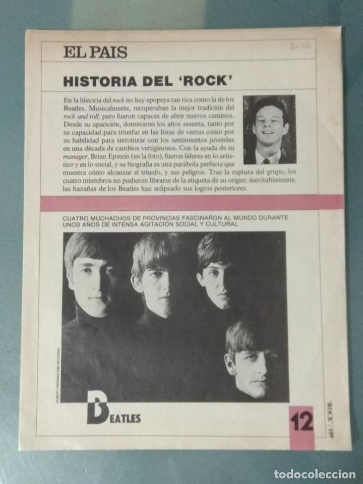 Collectionnisme de Revues et Journaux: HISTORIA DEL ROCK - EL PAIS. FASCICULO N&ordm; 12. BEATLES.