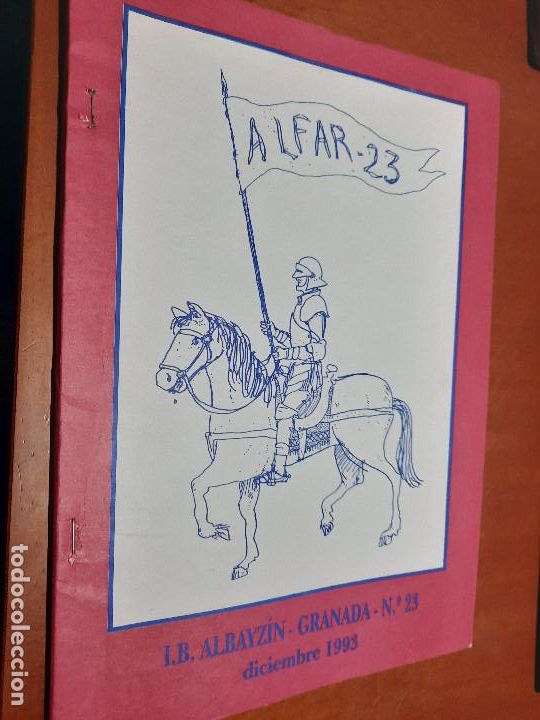 Coleccionismo de revistas y peri&oacute;dicos: ALFAR 23. REVISTA DEL I.E.S. ALBAYC&Iacute;N. 1993. R&Uacute;STICA. BUEN ESTADO. DIFICIL caj. 82