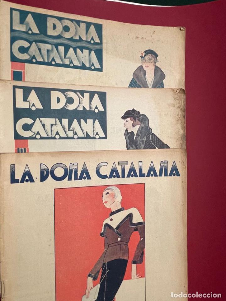 Coleccionismo de Revistas y Peri&oacute;dicos: LOTE DE 3 REVSITAS - LA DONA CATALANA ( A&Ntilde;OS 1932 Y 1934)