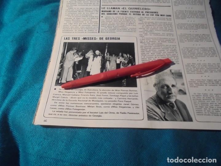 Collezionismo di Riviste e Giornali: RECORTE : LAS TRES MISSES DE GEORGIA. SEMANA, DCMBRE 1976 (#)
