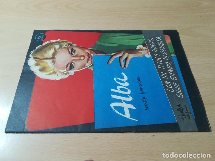 Coleccionismo de revistas y peri&oacute;dicos: ALBA REVISTA FEMENINA / 118 DE 1955 / HOGAR LABORES MUJER MODA / AC302