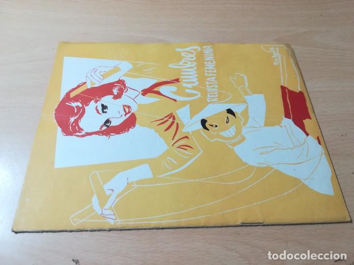 Coleccionismo de Revistas y Peri&oacute;dicos: CUMBRES, REVISTA FEMENINA / 106 DE 1954 / HOGAR LABORES MUJER MODA / AC302