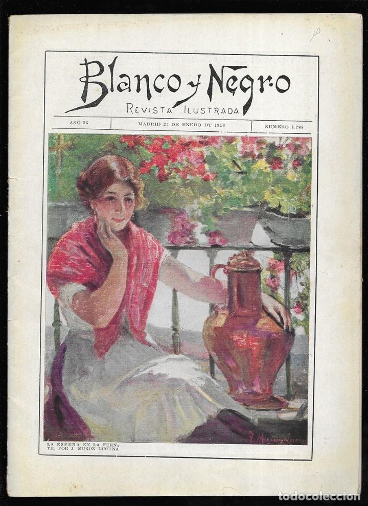 Coleccionismo de revistas y peri&oacute;dicos: Blanco y Negro. Revista Ilustrada . A&ntilde;o 26 N&ordm;-1288 23 Enero 1916
