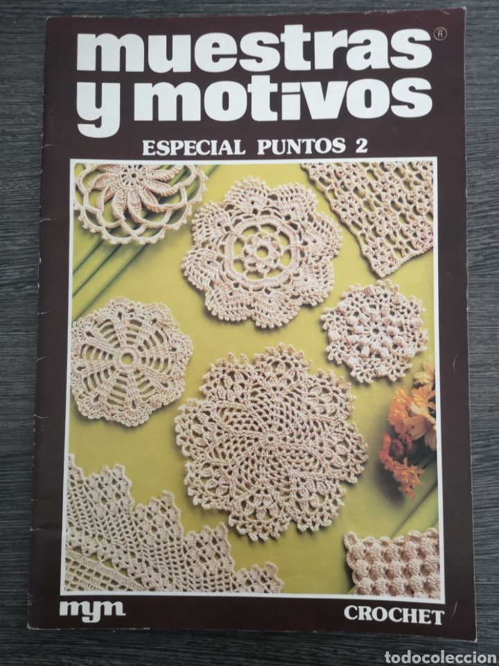 Collectionnisme de Revues et Journaux: REVISTA MUESTRAS Y MOTIVOS. ESPECIAL PUNTOS 2. MYN CROCHET,