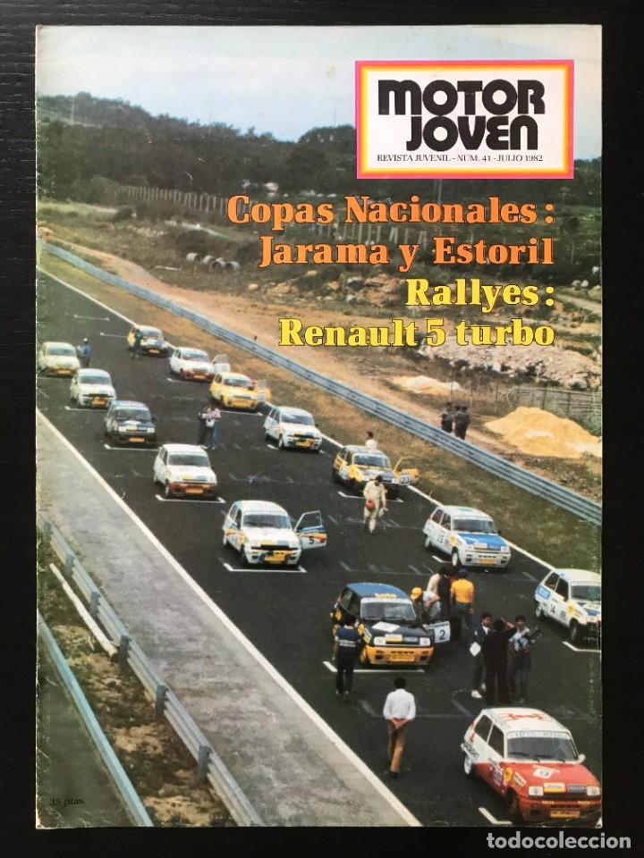 Coleccionismo de Revistas y Peri&oacute;dicos: MOTOR JOVEN N&ordm; 41 - REVISTA RENAULT - COPA TURBO 5 FORMULA 1 RALLYE HISTORIA MODELISMO COMIC FASA