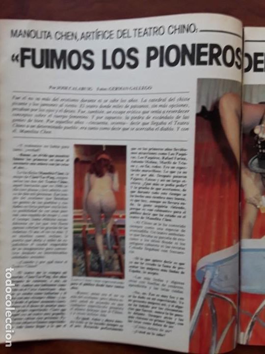 Coleccionismo de revistas y peri&oacute;dicos: MANOLITA CHEN Y SU MARIDO CHEN-TSE-PING TEATRO CHINO EROTISMO DESTAPE REVISTA A&Ntilde;O 1979