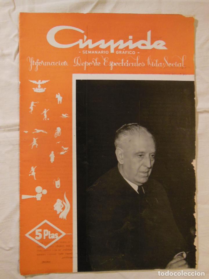 Colecionismo de Revistas e Jornais: C&Uacute;SPIDE. Semanario Gr&aacute;fico. Informaci&oacute;n, Deporte, Espect&aacute;culos, Vida Social. 17 Feb 1962. Valencia