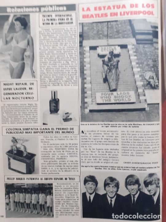 Coleccionismo de Revistas y Peri&oacute;dicos: ESTATUA DE LOS BEATLES EN LIVERPOOL TRIUMPH INTERNATIONAL LENCERIA
