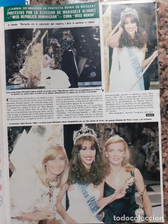 Coleccionismo de revistas y peri&oacute;dicos: MISS MUNDO MARIASELA ALVAREZ MISS PUERTO RICO