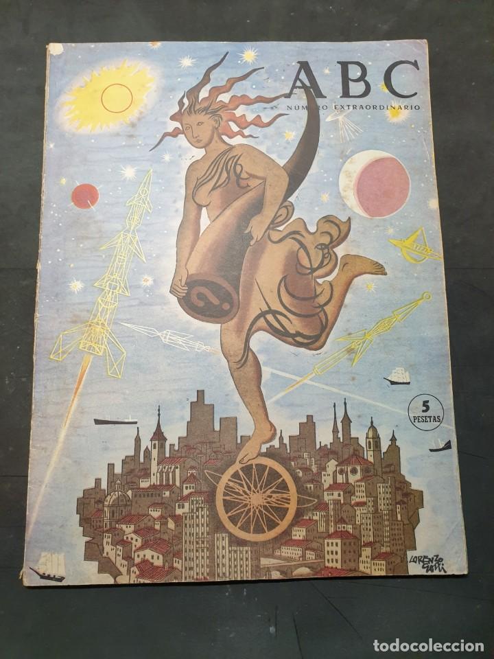Coleccionismo de Revistas y Peri&oacute;dicos: REVISTA ABC N&Uacute;MERO EXTRAORDINARIO ENERO 1958. RESUMEN A&Ntilde;O 1957 - 49 paginas
