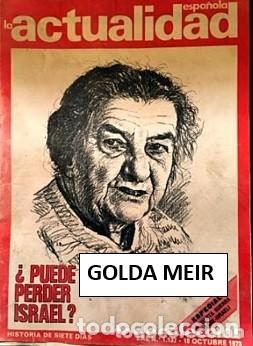 Sammeln von Zeitschriften und Zeitungen: 4&ordf; GUERRA &Aacute;RABE-ISRAEL&Iacute;.&iquest;PUEDE PERDER ISRAEL? &rdquo;ACTUALIDAD ESPA&Ntilde;OLA&rdquo; A&Ntilde;O 1973