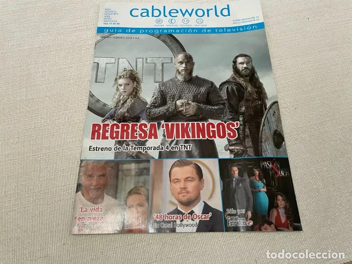 Coleccionismo de revistas y peri&oacute;dicos: REVISTA CABLEWORLD 2016 VIKINGOS LA VIDA EN PIEZAS LUCKY MAN