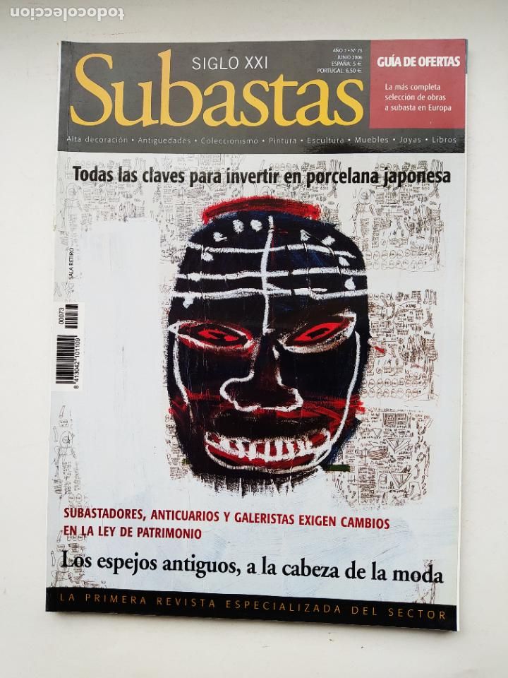 Coleccionismo de Revistas y Peri&oacute;dicos: REVISTA SUBASTAS SIGLO XXI. N&ordm; 73. A&Ntilde;O 7. JUNIO 2006. CANDELEROS DE PLATA ANTIGUOS. TDKC103