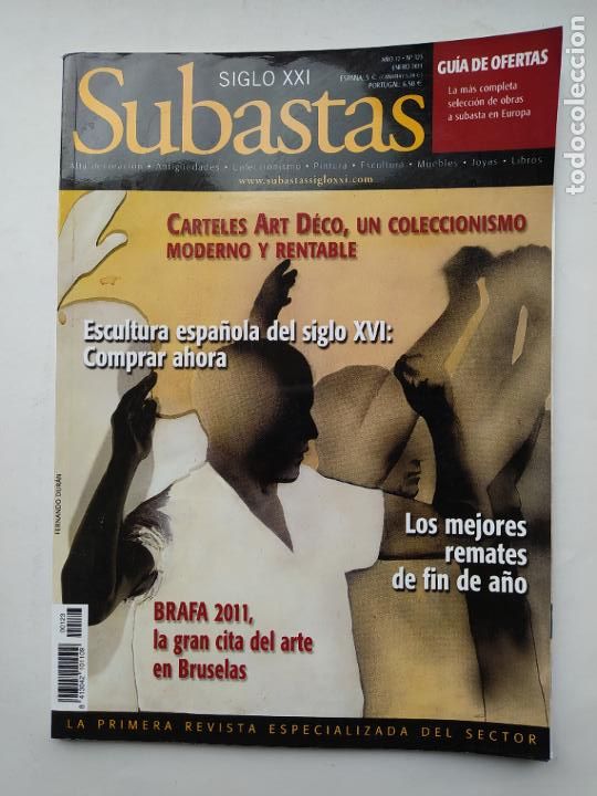 Coleccionismo de Revistas y Peri&oacute;dicos: REVISTA SUBASTAS SIGLO XXI. N&ordm; 123. ENERO 2011. CARTELES ART DECO. TDKC103