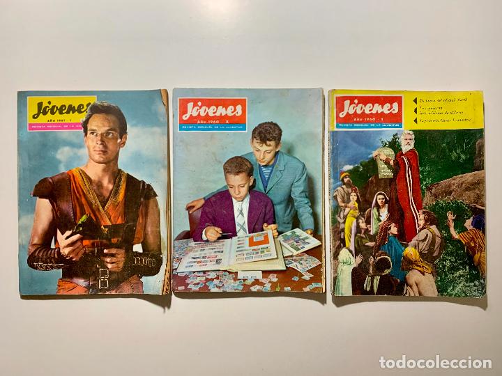 Colecionismo de Revistas e Jornais: LOTE DE 3 REVISTAS JOVENES 1960 1961, REVISTA MENSUAL