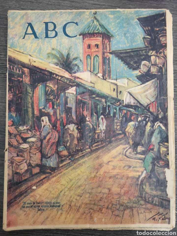Coleccionismo de Revistas y Peri&oacute;dicos: PERI&Oacute;DICO DIARIO ABC N.&ordm; 16651 25 JULIO DE 1959 PEGAMENTO IMEDIO