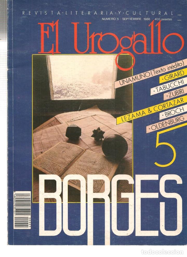 Coleccionismo de revistas y peri&oacute;dicos: EL UROGALLO. REVISTA LITERARIA Y CULTURAL. SEGUNDA &Eacute;POCA. N&ordm; 5. UNAMUNO..., SEPBRE. 1986(ST/L1)