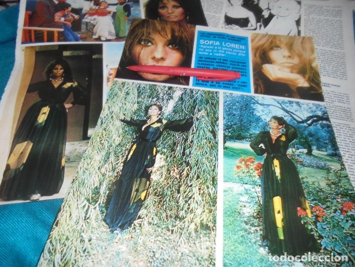 Coleccionismo de Revistas y Peri&oacute;dicos: RECORTE : CONFESIONES SOFIA LOREN. SEMANA, FBRO 1974 (#)