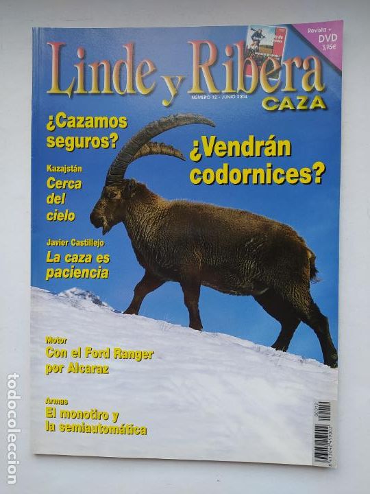 Coleccionismo de Revistas y Peri&oacute;dicos: REVISTA LINDE Y RIBERA. CAZA. N&ordm; 12. JUNIO 2004. CODORNICES. TDKC104