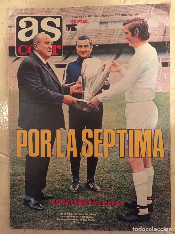 Coleccionismo de Revistas y Peri&oacute;dicos: As color Real madrid Mayo &lsquo;81