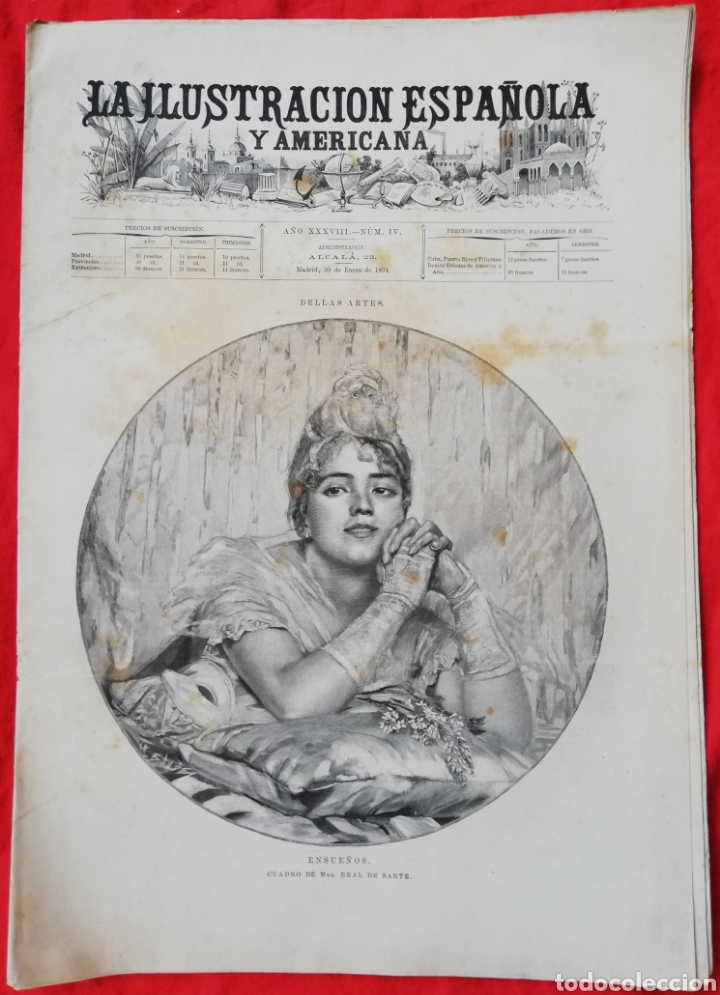 Coleccionismo de Revistas y Peri&oacute;dicos: ILU. ESPA&Ntilde;OLA Y AMERICANA - 1894 - MARRUECOS - MELILLA - FOTOS, GRABADOS...