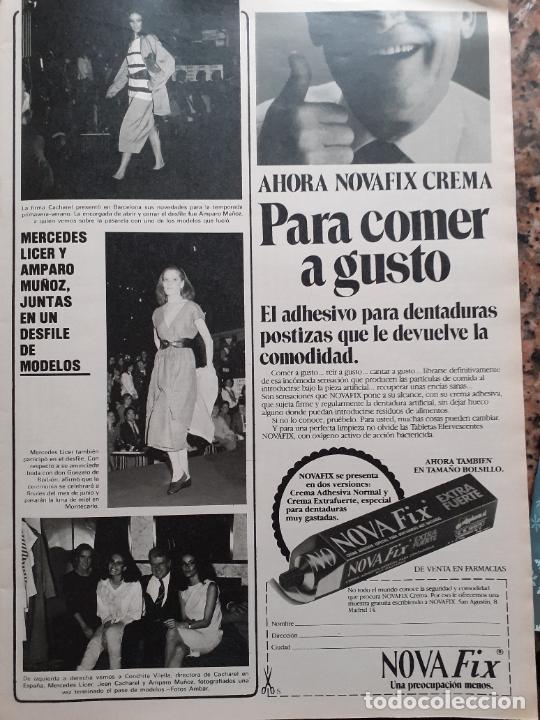 Coleccionismo de revistas y peri&oacute;dicos: amparo mu&ntilde;oz MISS ESPA&Ntilde;A UNIVERSO MERCEDES LICER