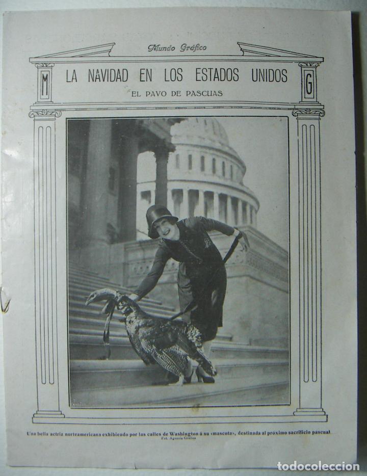 Coleccionismo de Revistas y Peri&oacute;dicos: Paginas centrales de Mundo Grafico
