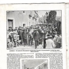 Coleccionismo de Revistas y Periódicos: 1905 ROMANONES EN LEBRIJA OSUNA UTRERA ARCOS FRONTERA RONDA CORTIJO GEDULA RECOLECCION TRIGO VALENCI