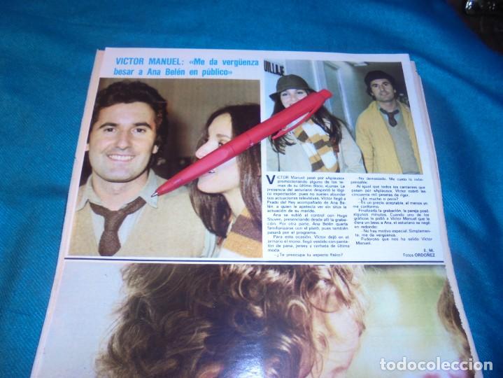 Coleccionismo de Revistas y Peri&oacute;dicos: RECORTE : ANA BELEN Y VICTOR MANUEL. SEMANA, MARZO 1980 (#)