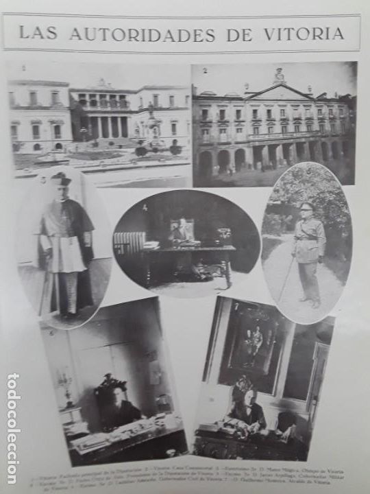 Collection Magazines and Newspapers: VITORIA Y SU AYUNTAMIENTO.LAS AUTORIDADES DE VITORIA 4 HOJAS A&Ntilde;O 1930