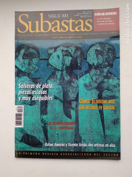 Coleccionismo de Revistas y Peri&oacute;dicos: REVISTA SUBASTAS SIGLO XXI. N&ordm; 163. A&Ntilde;O 15. AGOSTO 2014. SALSERAS DE PLATA. TDKC105
