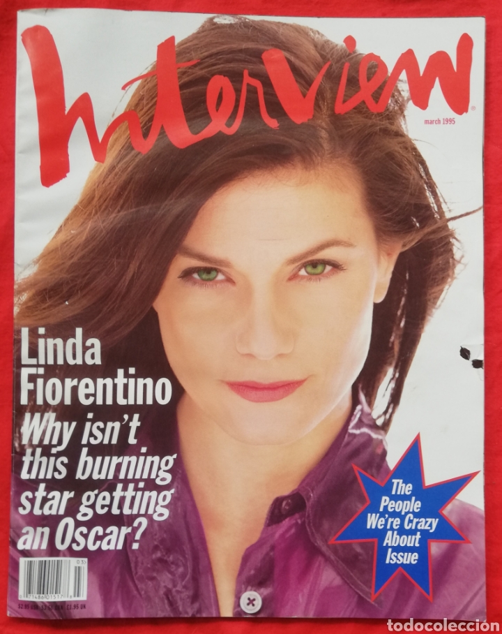 Collectionnisme de Revues et Journaux: ANDY WARHOL'S INTERVIEW MAGAZINE - MARCH 1995 - LINDA FLORENTINO - FRED WARD ~ ED HARRIS - ANUNCIOS