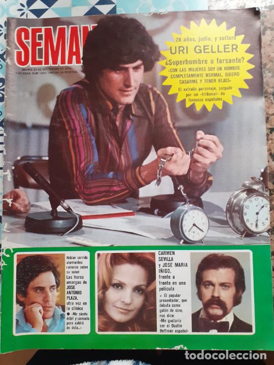 Coleccionismo de Revistas y Peri&oacute;dicos: RECORTE CARMEN SEVILLA uri geller en espa&ntilde;a directisimo jose maria i&ntilde;igo JOSE ANTONIO PLAZA