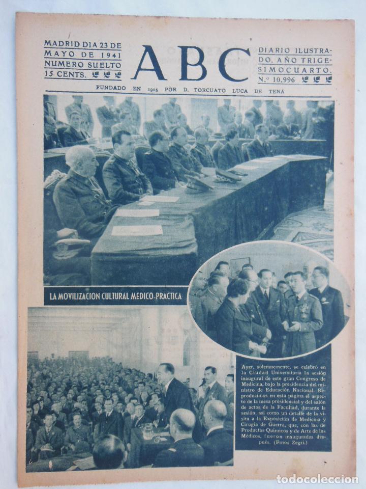 Coleccionismo de Revistas y Peri&oacute;dicos: ABC Diario Ilustrado. 23 de mayo 1941. Segunda Guerra Mundial