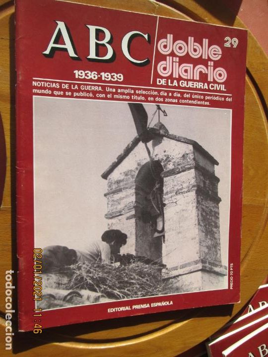 Coleccionismo de Revistas y Peri&oacute;dicos: ABC DOBLE DIARIO DE LA GUERRA CIVIL 1936-1939 N&ordm; 29