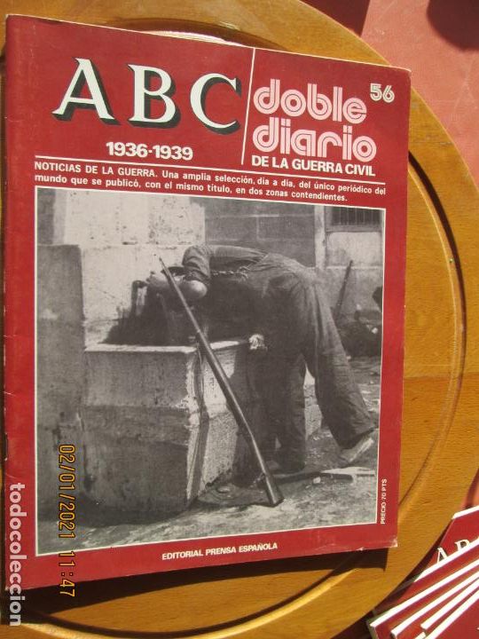 Coleccionismo de Revistas y Peri&oacute;dicos: ABC DOBLE DIARIO DE LA GUERRA CIVIL 1936-1939 N&ordm; 56