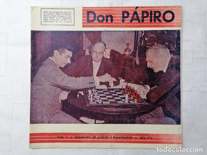 Collection Magazines and Newspapers: DON PAPIRO N&ordm; 7, SEMANARIO DE JUEGOS Y PASATIEMPOS, 1945