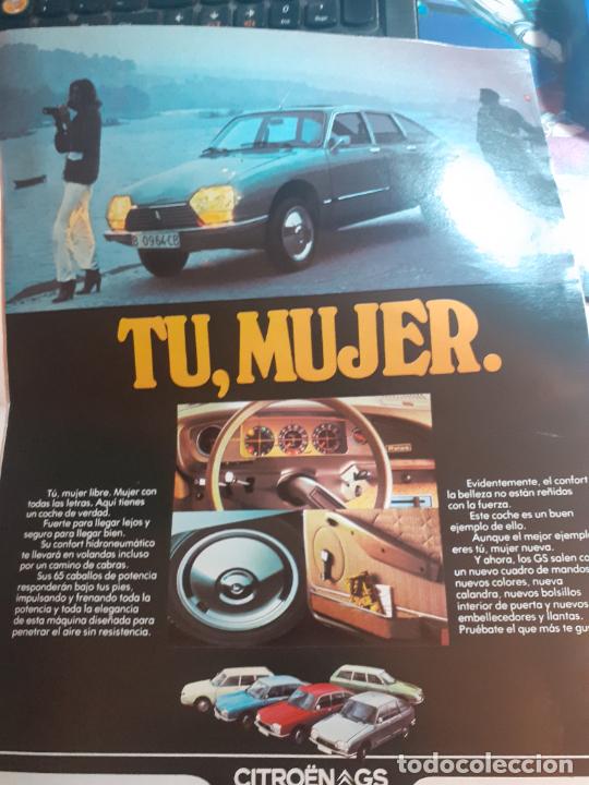 Coleccionismo de Revistas y Peri&oacute;dicos: ANUNCIO CITROEN GS