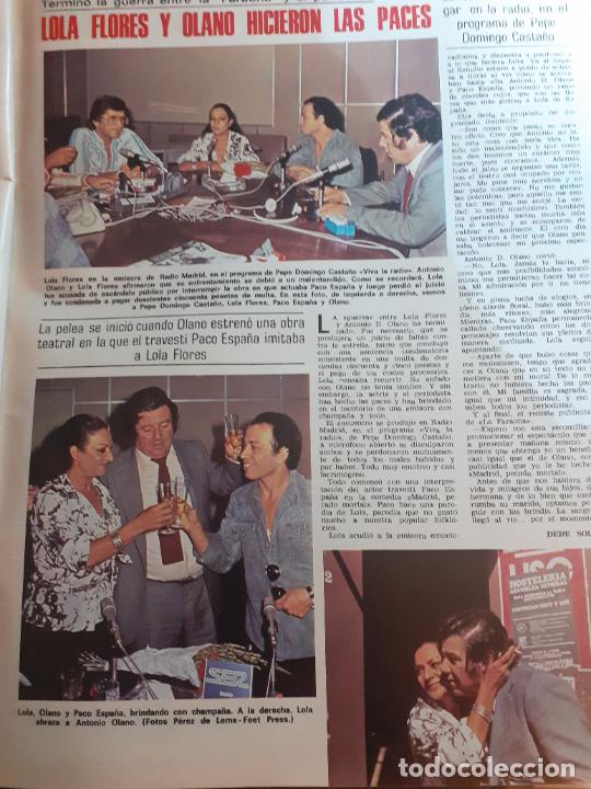 Coleccionismo de revistas y peri&oacute;dicos: LOLA FLORES Y OLANO