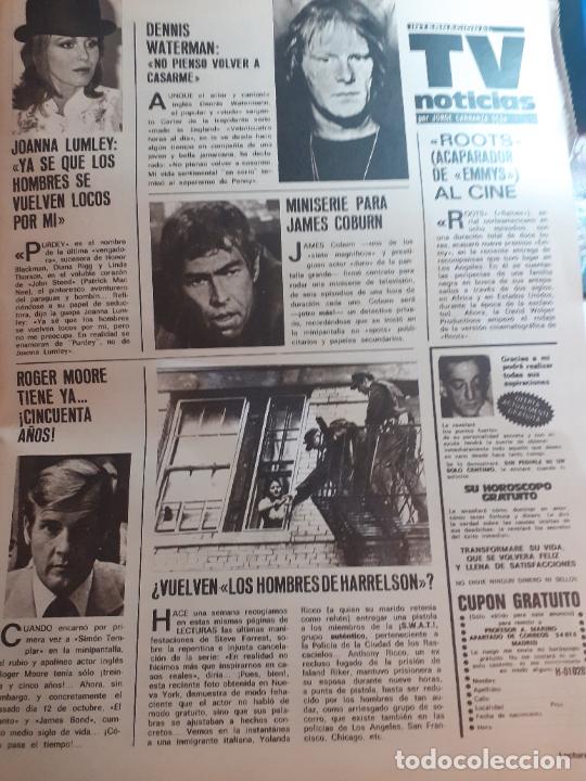Coleccionismo de Revistas y Peri&oacute;dicos: JOANNA LUNLEY JAMES COBURN ROGER MOORE LOS HOMBRES DE HARRELSON