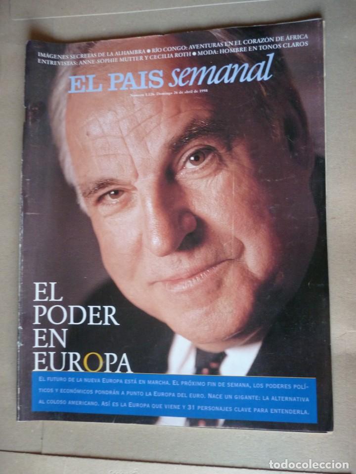 Coleccionismo de Revistas y Peri&oacute;dicos: El pa&iacute;s semanal n&ordm; 1126 - abril 1998