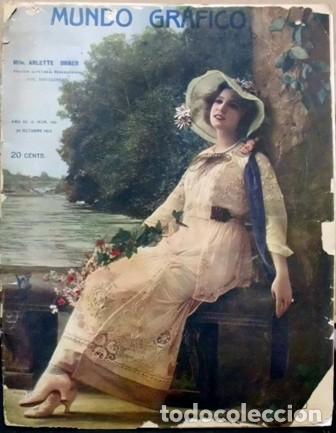 Coleccionismo de Revistas y Peri&oacute;dicos: MUNDO GRAFICO REVISTA POPULAR ILUSTRADA A&Ntilde;O III N&ordm; 105 - 29 OCTUBRE 1913 - A-REVIL-0638