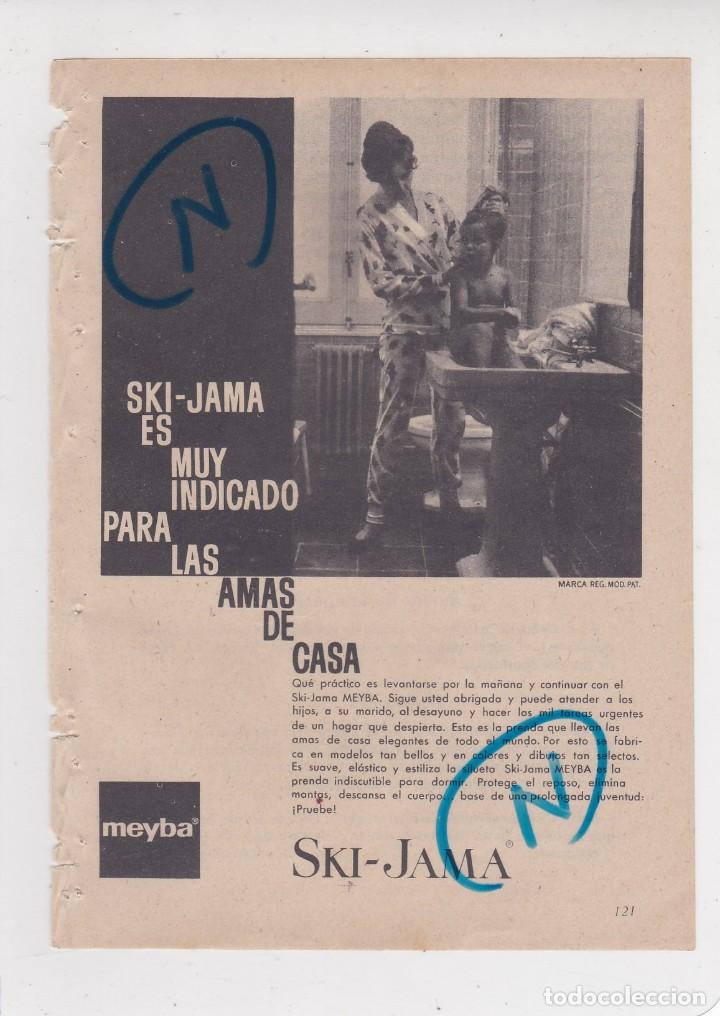 Coleccionismo de Revistas y Peri&oacute;dicos: PUBLICIDAD T 1960. ANUNCIO SKI-JAMA MEYBA