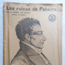 Collezionismo di Riviste e Giornali: LAS RUINAS DE PALMIRA POR EL CONDE DE VOLNEY, REVISTA LITERARIA NOVELAS Y CUENTOS