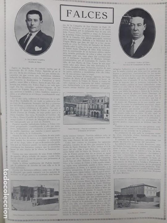 Sammeln von Zeitschriften und Zeitungen: FALCES VICTORINO FAINTA ALCALDE ASCENSIO MARIA LETURIA SECRETARIO HISTORIA INDUSTRIA HOJA A&Ntilde;O 1930