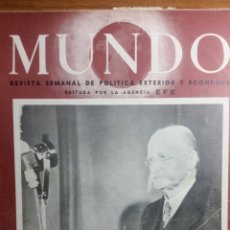Coleccionismo de Revistas y Periódicos: EL MUNDO REVISTA SEMANAL DE LA AGENCIA EFE N35 1941. Lote 239922645
