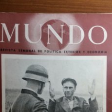 Coleccionismo de Revistas y Periódicos: REVISTA SEMANAL MUNDO AGENCIA EFE N 71 DE 1941. Lote 239924280