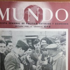 Coleccionismo de Revistas y Periódicos: REVISTA SEMANAL MUNDO AGENCIA EFE N 41 DE 1941. Lote 239924705
