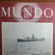 Coleccionismo de Revistas y Periódicos: REVISTA SEMANAL MUNDO AGENCIA EFE N 59 DE 1941. Lote 239925265